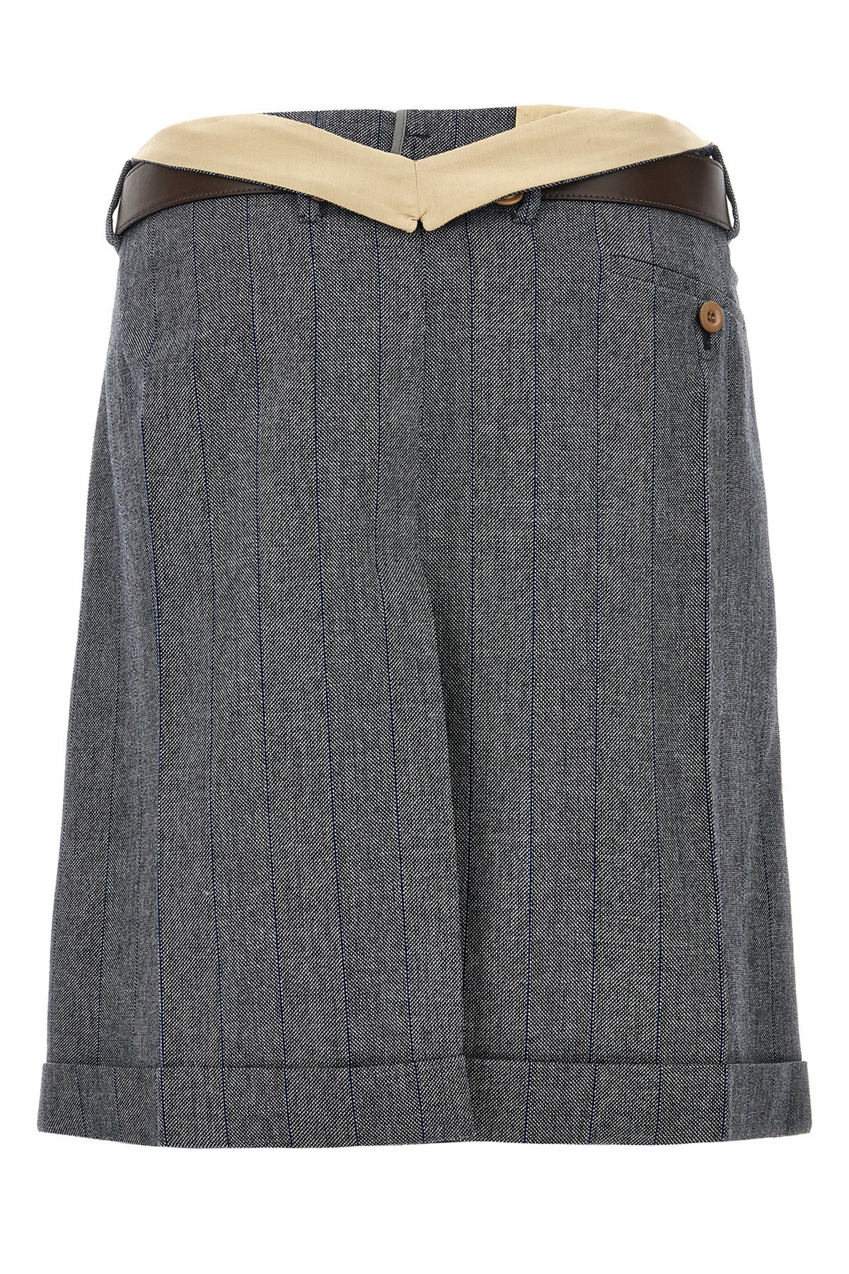 PRADA Striped wool skirt For Women 100% wool