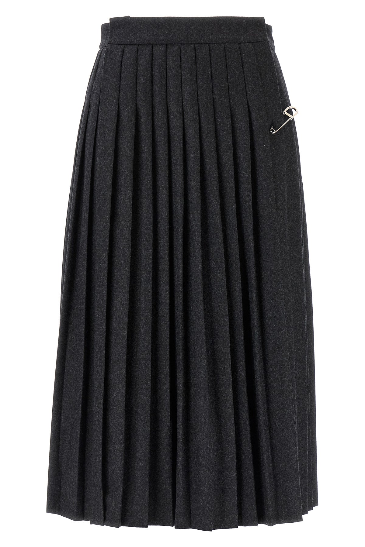 PRADA Pleated skirt For Women 100% virgin wool