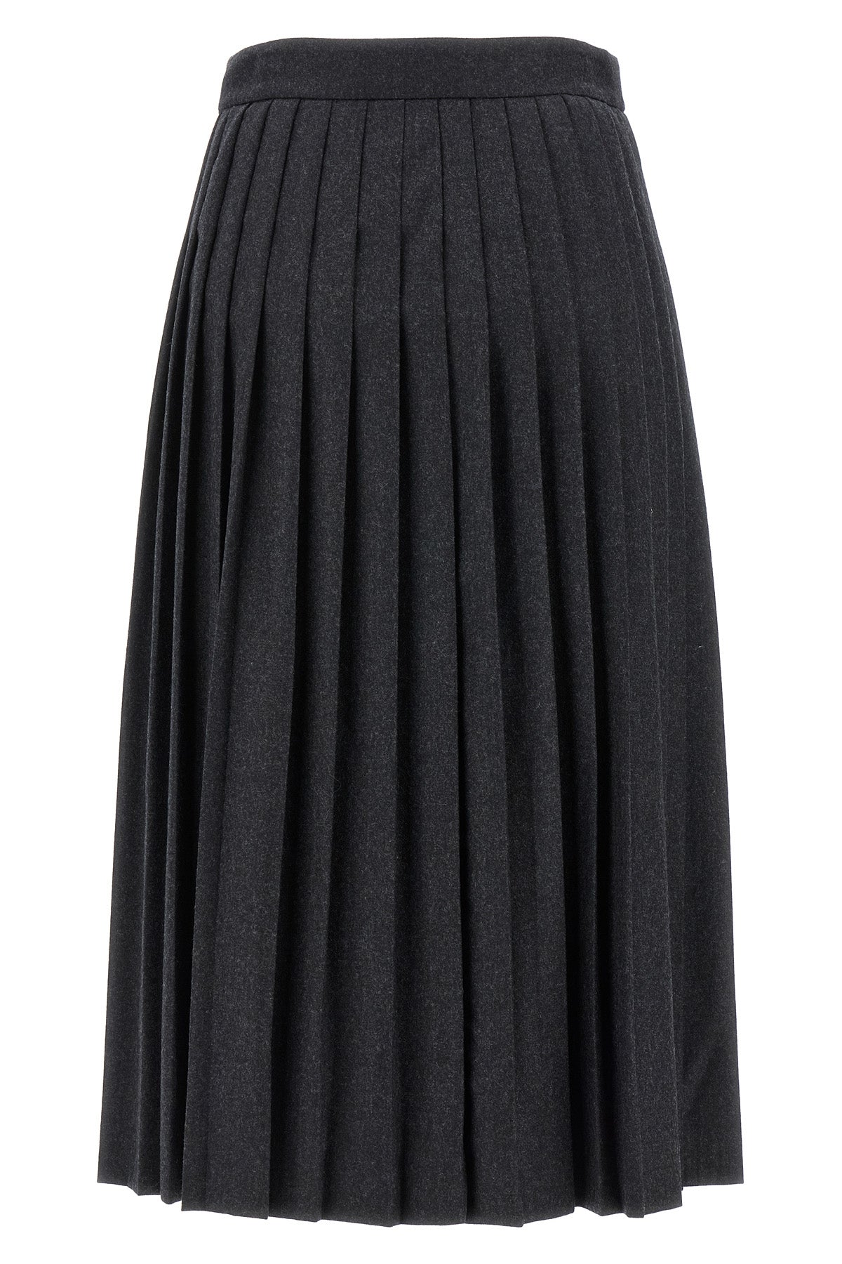 PRADA Pleated skirt For Women 100% virgin wool