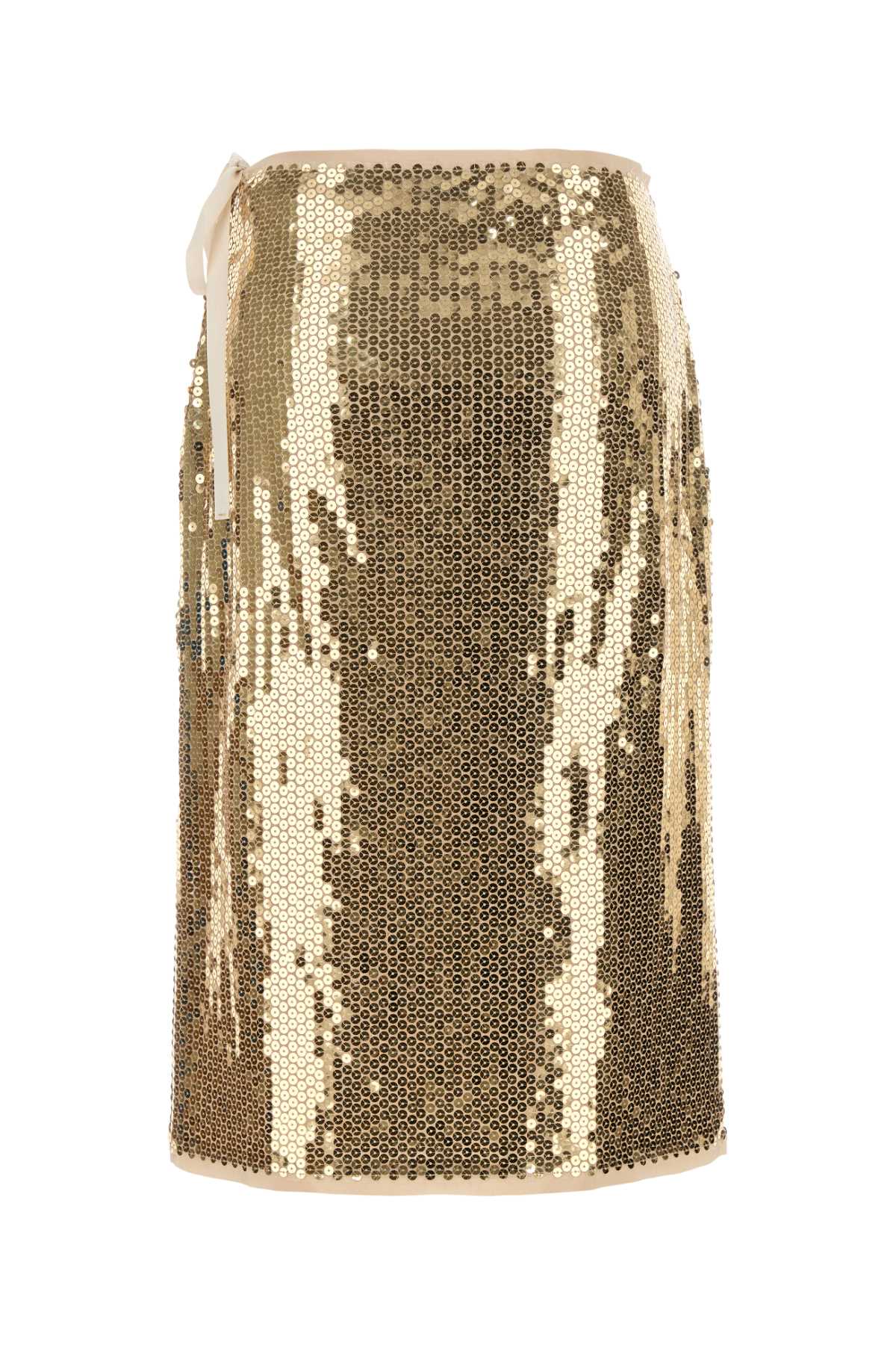 PRADA GONNE For Women Exterior: 100% Polyester Lining: 94% Silk 6% Elastane