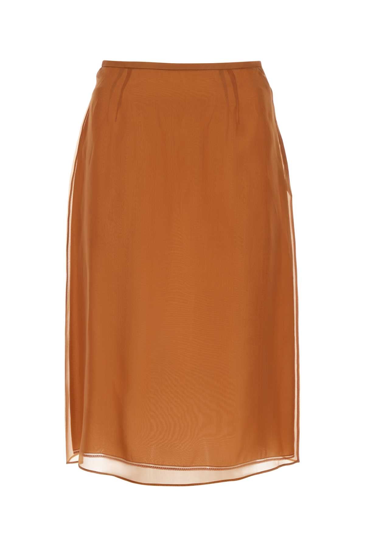 PRADA GONNA For Women Exterior: 60% Cupro 40% Silk Lining: 60% Cupro 40% Silk