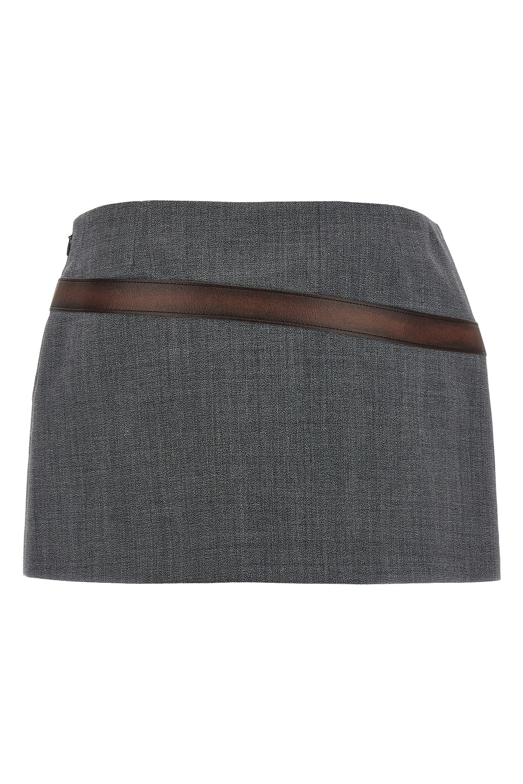PRADA Belt skirt For Women 55% polyester, 45% virgin wool