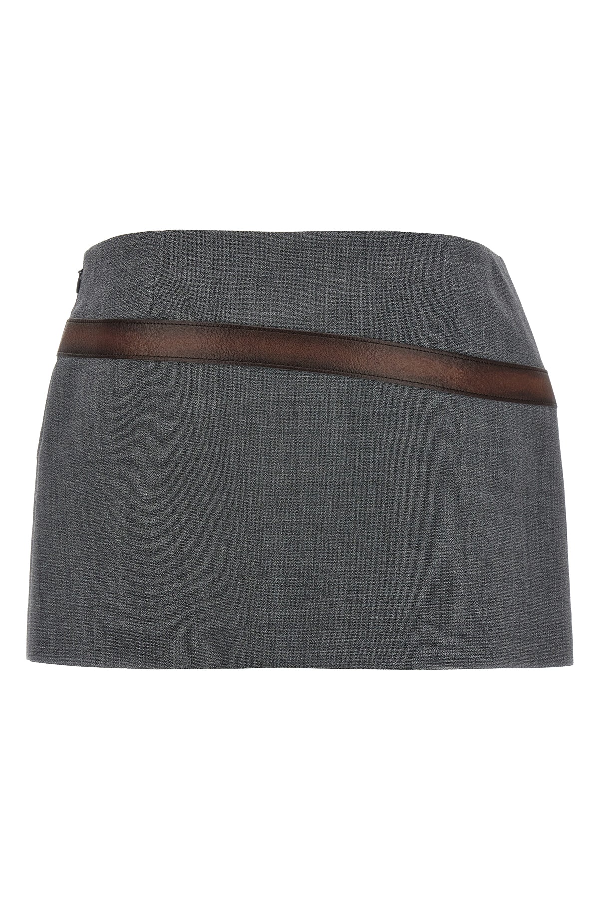 PRADA Belt skirt For Women 55% polyester, 45% virgin wool