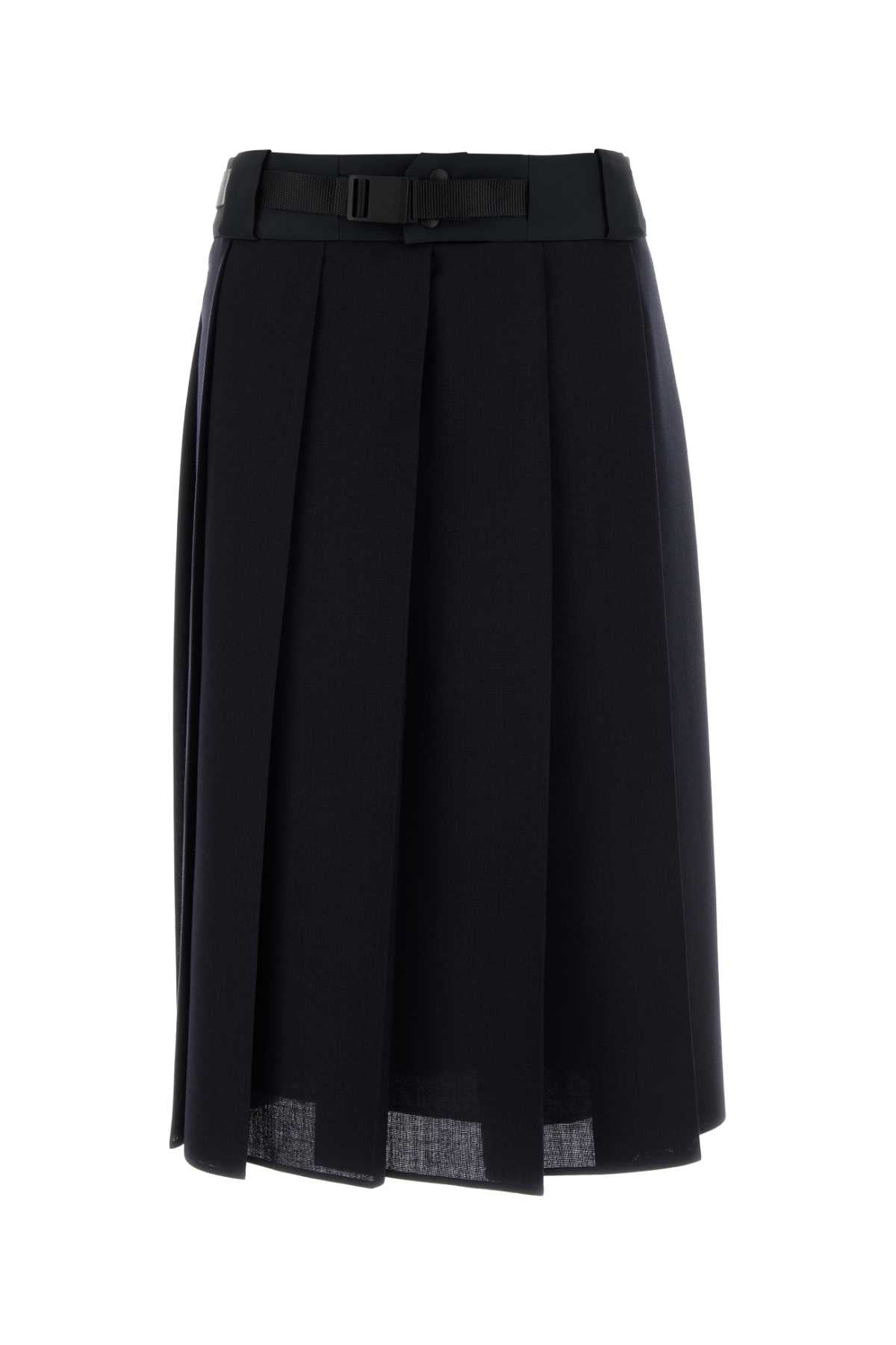 PRADA GONNE For Women Exterior: 100% Virgin wool Lining: 100% Recycled cupro