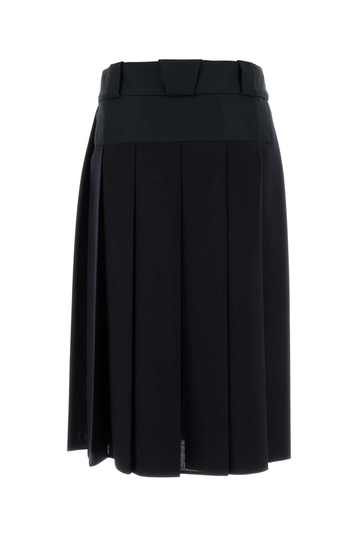 PRADA GONNE For Women Exterior: 100% Virgin wool Lining: 100% Recycled cupro