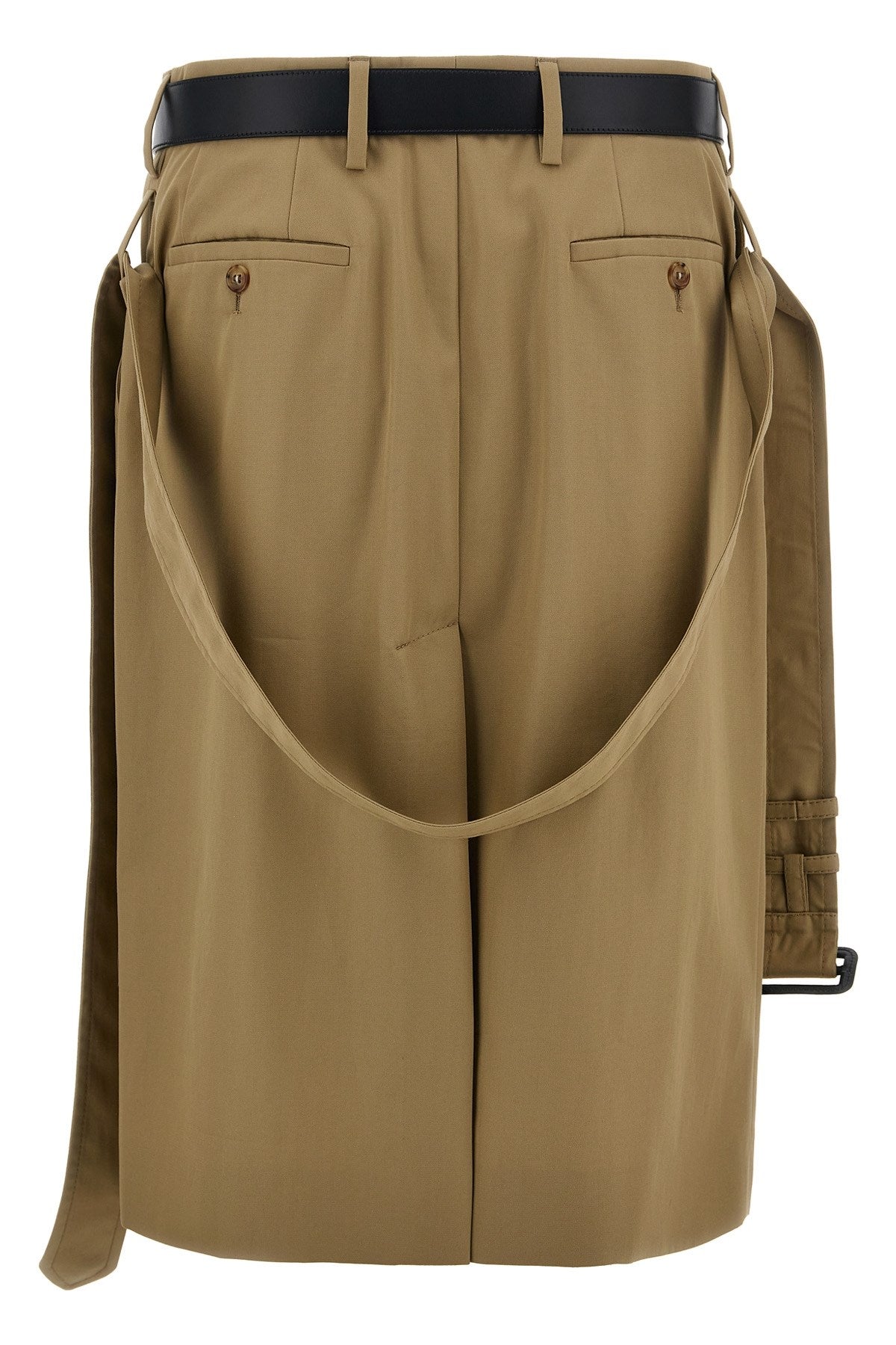 PRADA Twill skirt For Women 100% cotton
