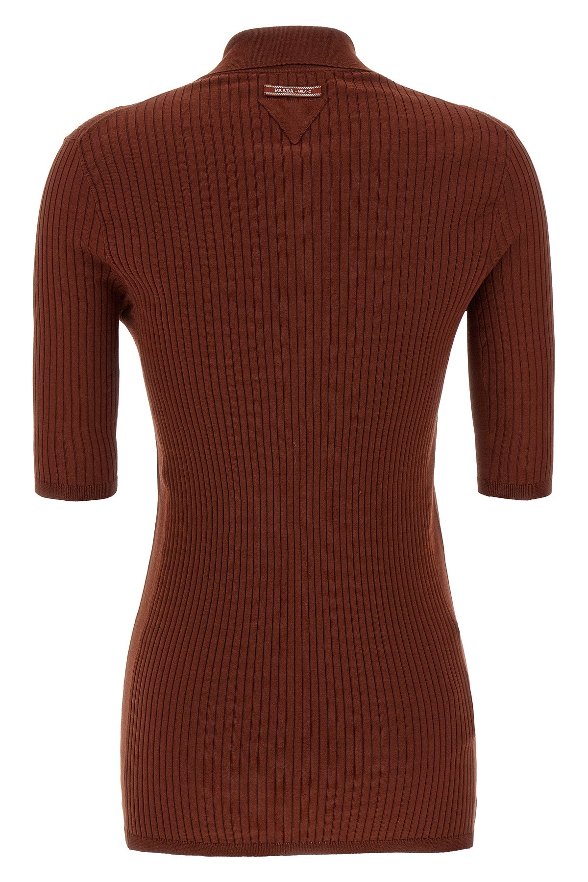 prada Ribbed polo shirt