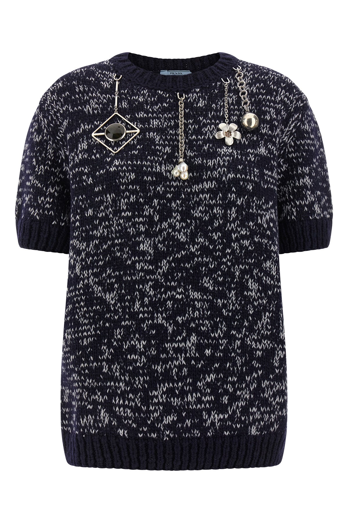 PRADA Pendant sweater For Women 100% virgin wool