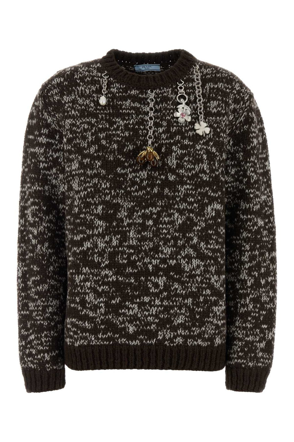 PRADA GIROCOLLO For Women 100%WV-100%BRASS-100%CRISTARIAPLICATA