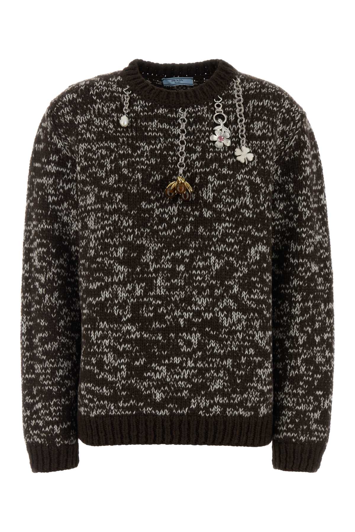 PRADA GIROCOLLO For Women 100%WV-100%BRASS-100%CRISTARIAPLICATA