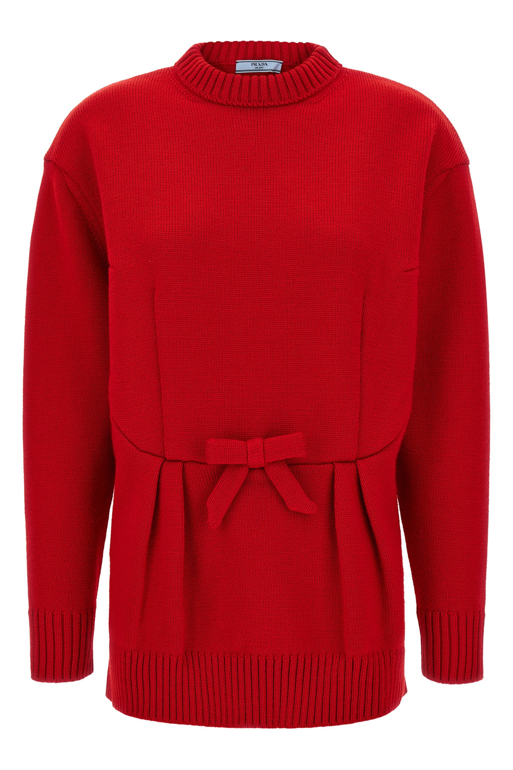 PRADA Bow sweater For Women 100% virgin wool