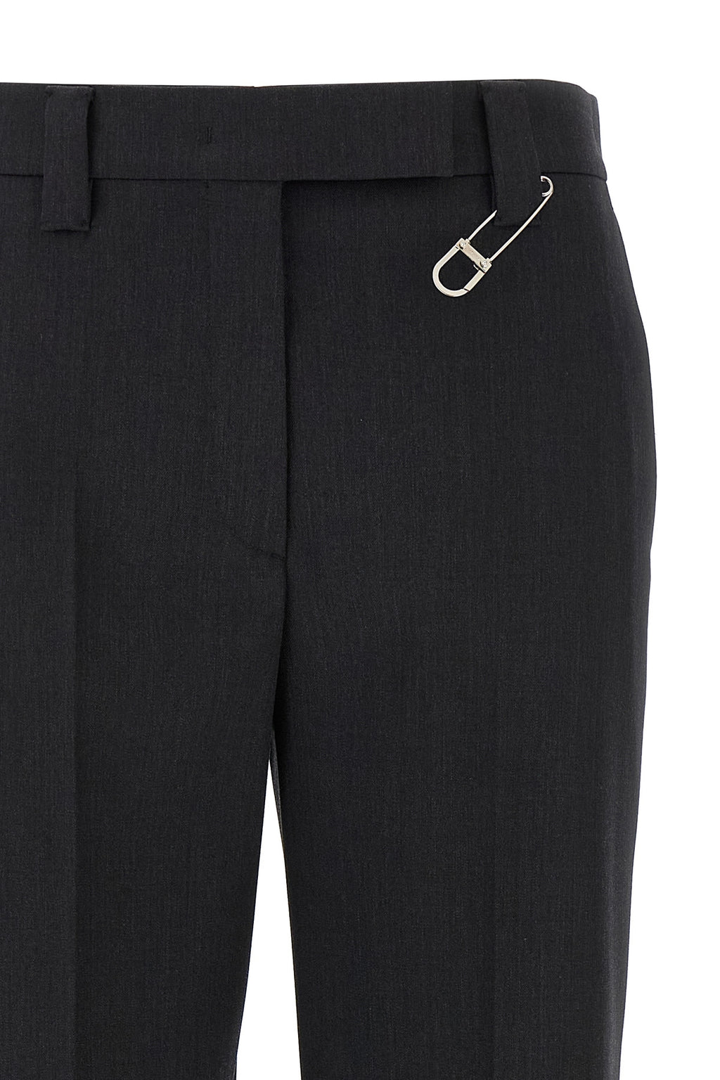 PRADA Brooch pants For Women 100% virgin wool