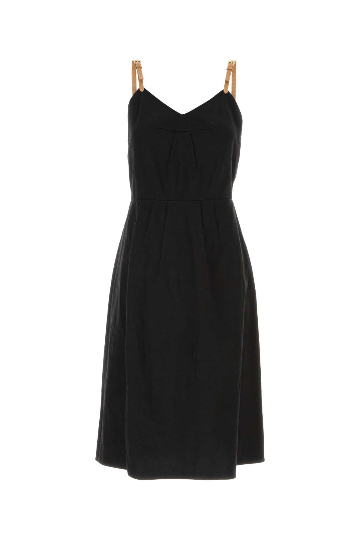 PRADA WOMEN'S DRESSES For Women Exterior: 66% Linen 34% Cotton