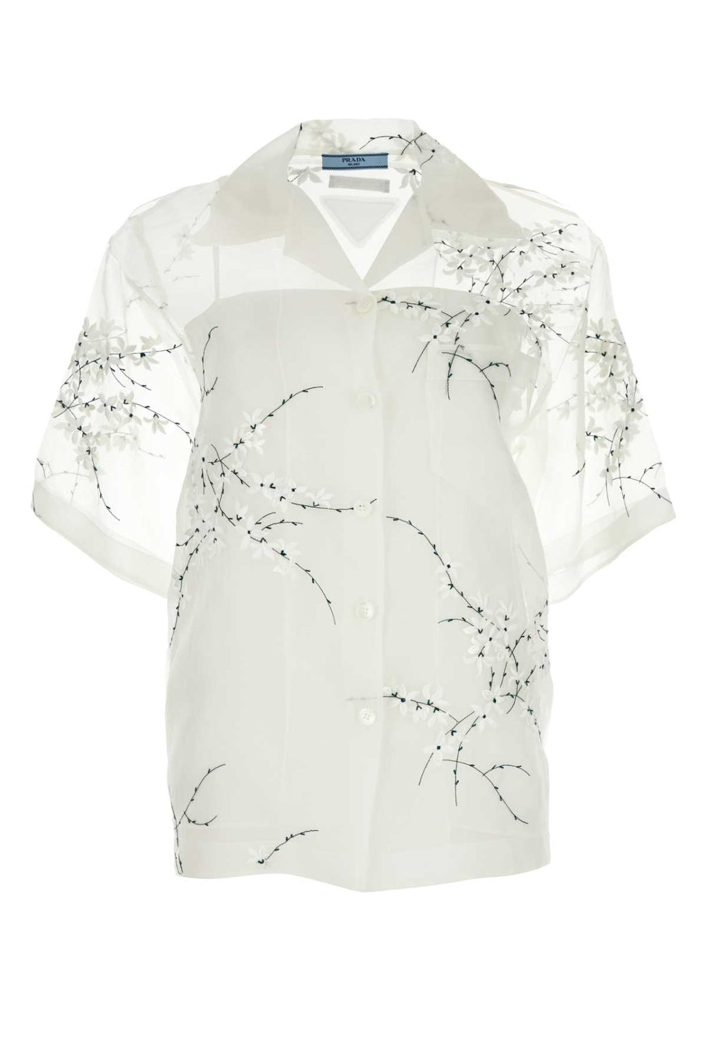 PRADA CAMICIA For Women 25%CO 24%PL 51%SE-100%TROCHUS NILOTICUS