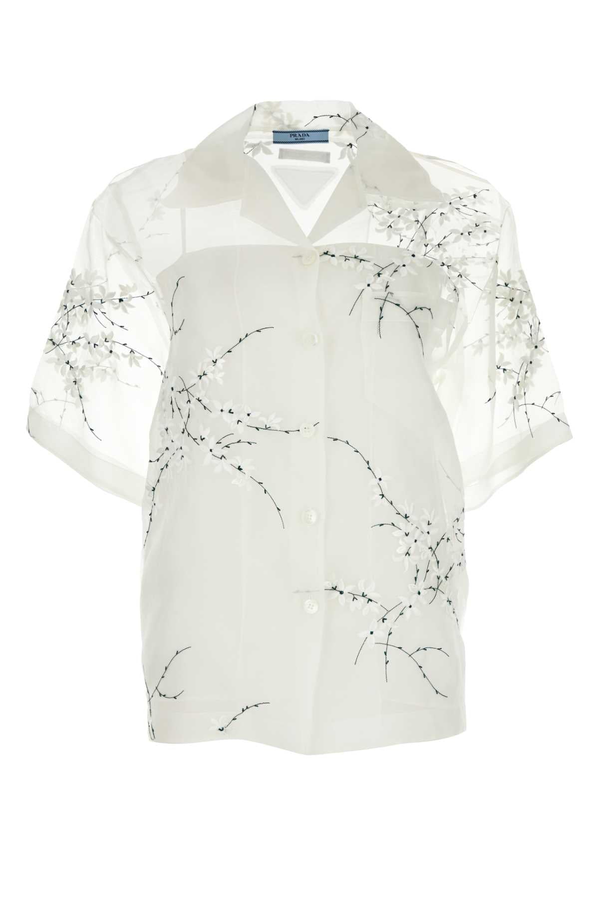 PRADA CAMICIA For Women 25%CO 24%PL 51%SE-100%TROCHUS NILOTICUS