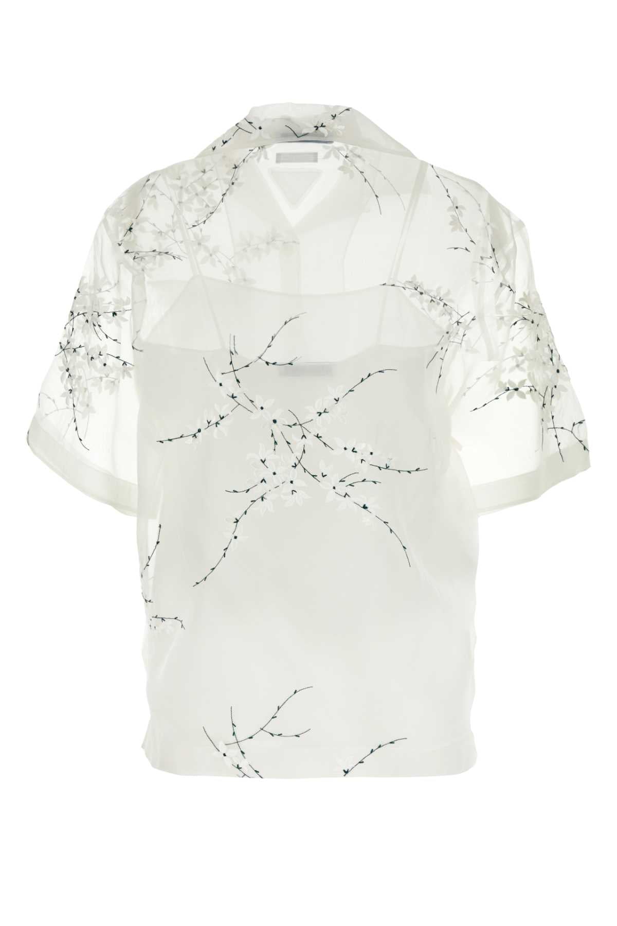 PRADA CAMICIA For Women 25%CO 24%PL 51%SE-100%TROCHUS NILOTICUS