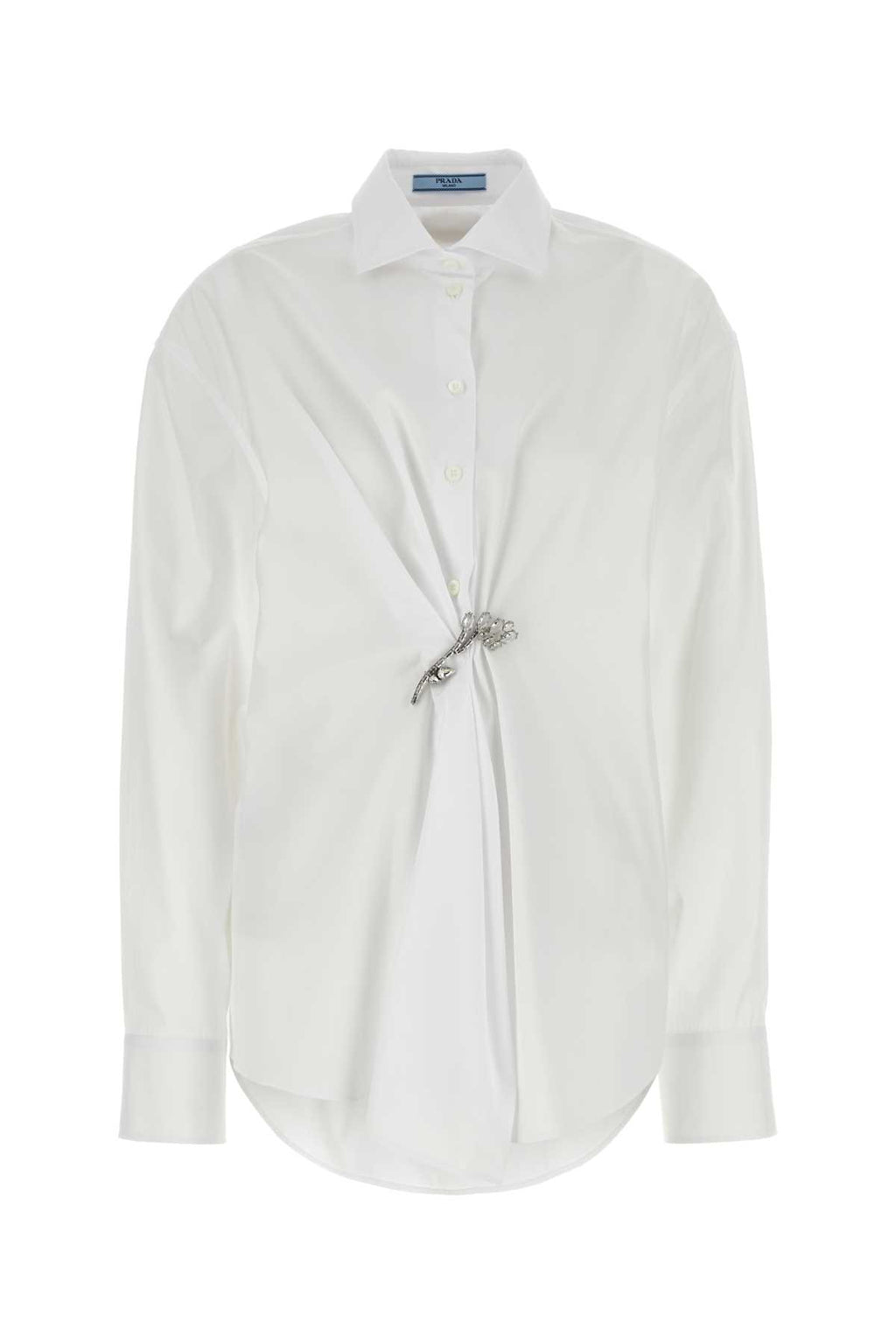 PRADA CAMICIE For Women 100%CO-60%CRYSTAL 40%BRASS-100%TROCHUS NILOTICUS