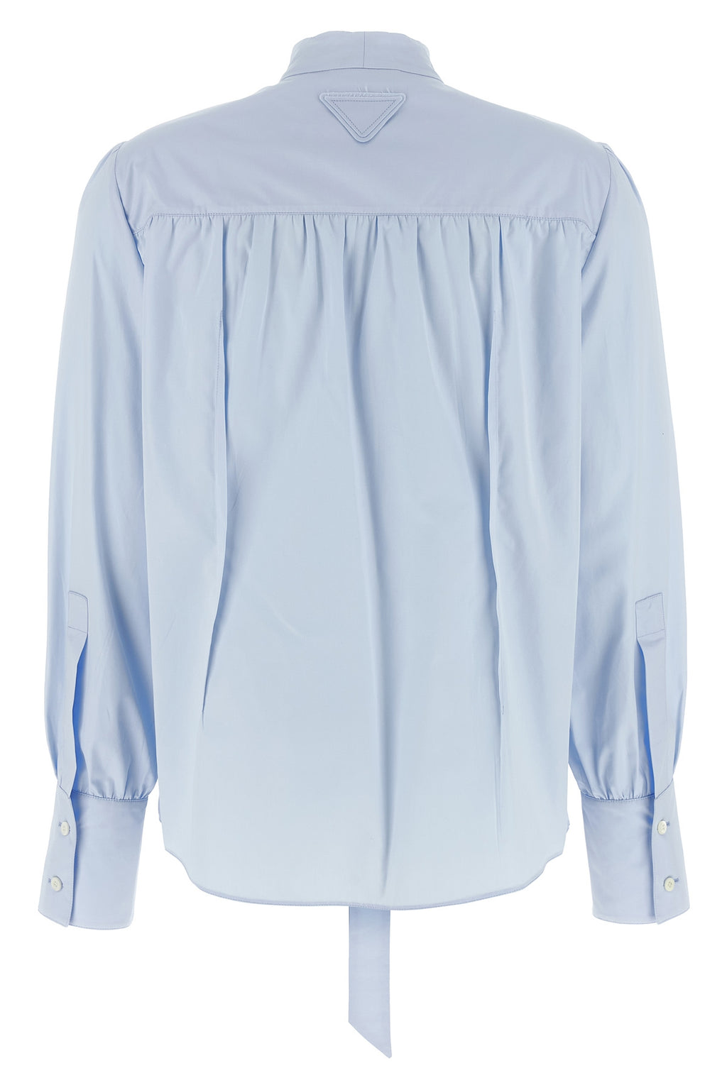 PRADA Lavallière collar shirt For Women 100% cotton