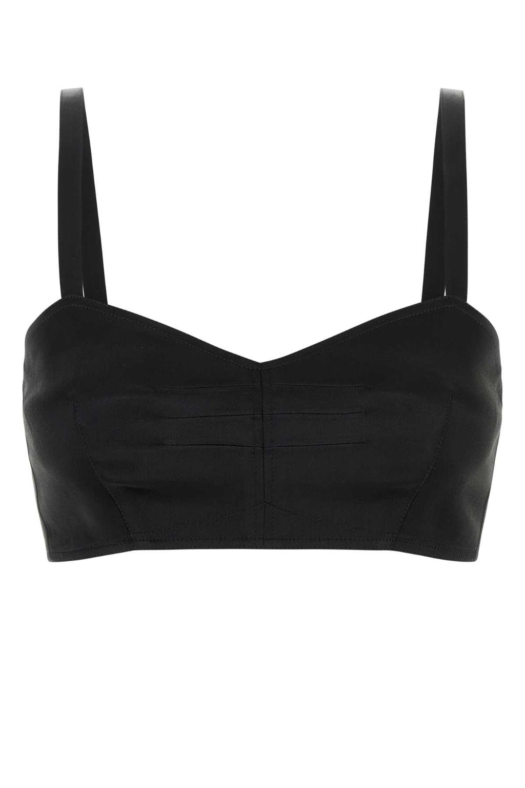PRADA TOP For Women Exterior: 54% Acetate 46% Viscose Lining: 60% Cupro 40% Silk