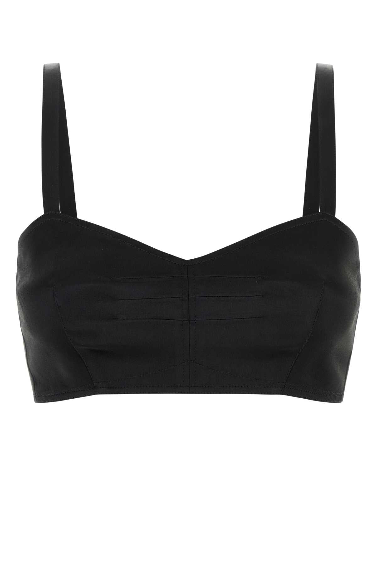 PRADA TOP For Women Exterior: 54% Acetate 46% Viscose Lining: 60% Cupro 40% Silk