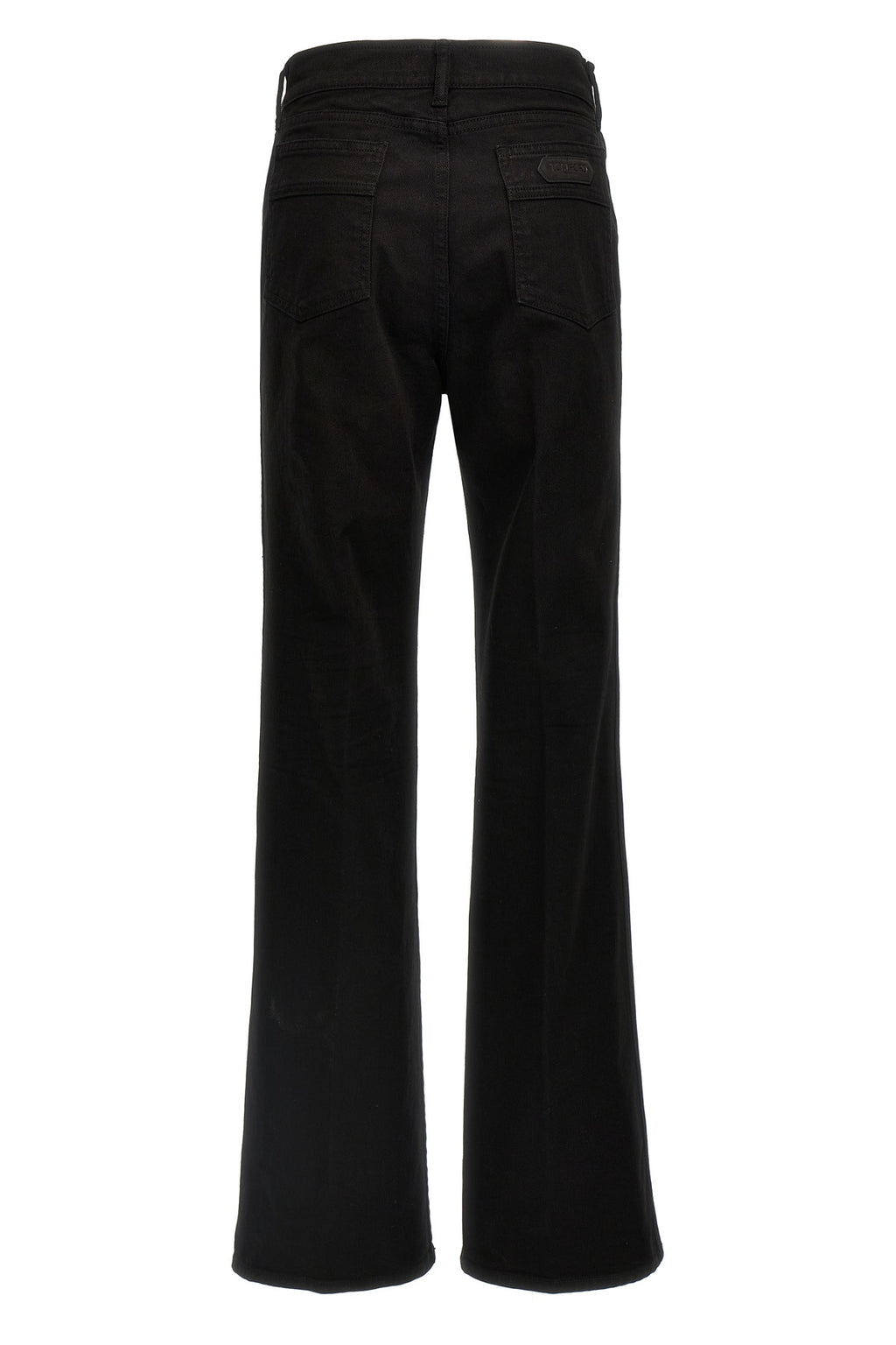 TOM FORD 'Stretch Twill Denim Wide Flare' jeans For Women 99% cotton, 1% elastane