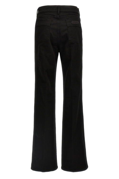 TOM FORD 'Stretch Twill Denim Wide Flare' jeans For Women 99% cotton, 1% elastane