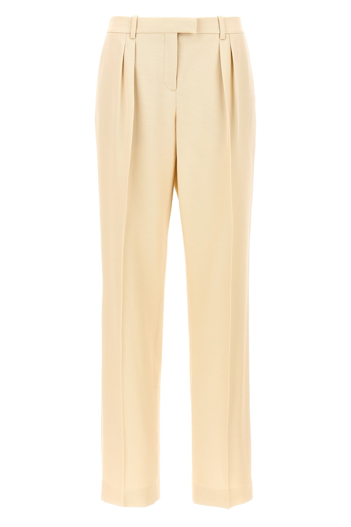 TOM FORD Pants with front pleats For Women 51% silk, 49% wool