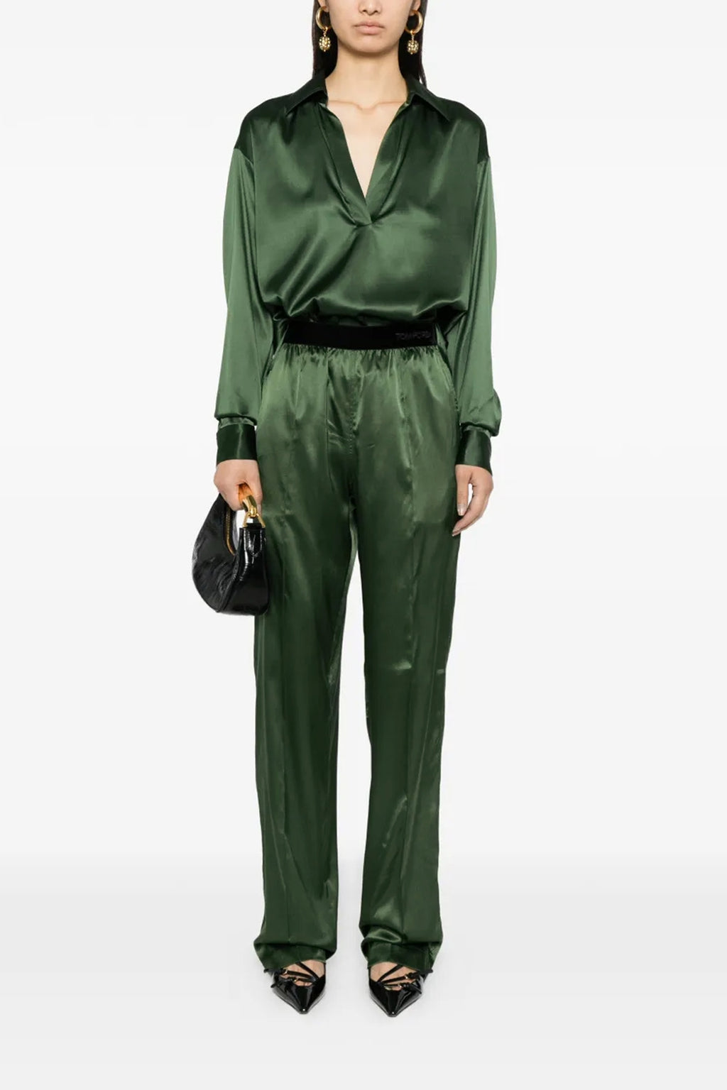 TOM FORD Silk pants For Women 94% silk 6% elastane