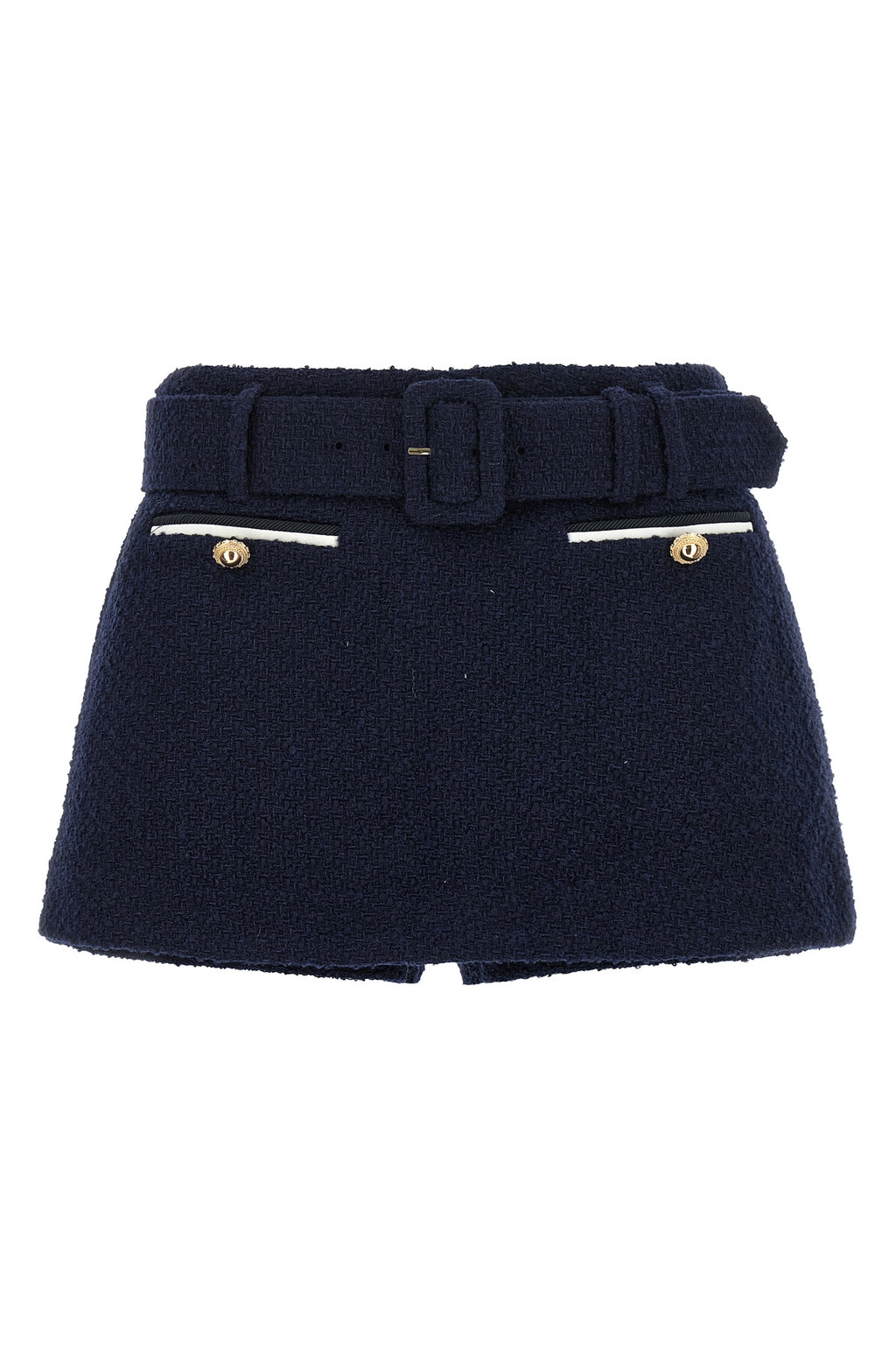 SELF PORTRAIT Bouclé wool skort For Women 40% polyester 26% acrylic 24% wool 10% polyamide