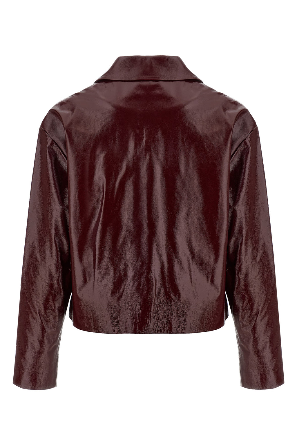 SELF PORTRAIT Craqué leather jacket