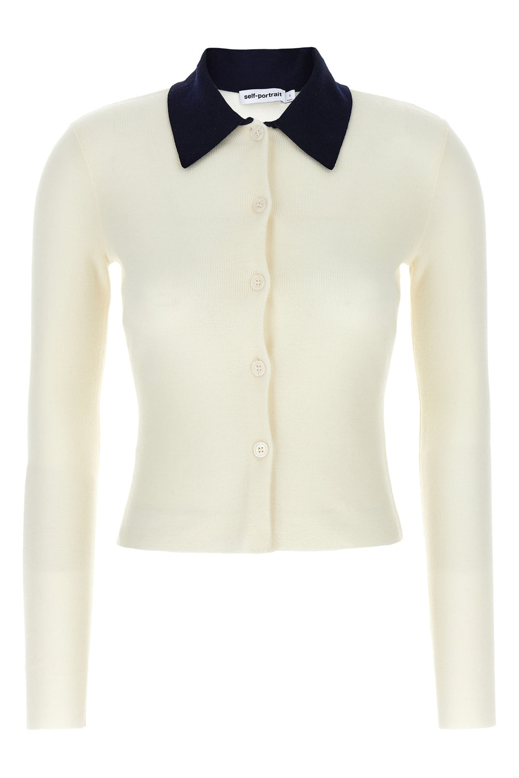 SELF PORTRAIT 'Cream Merino Wool' cardigan For Women 100% wool