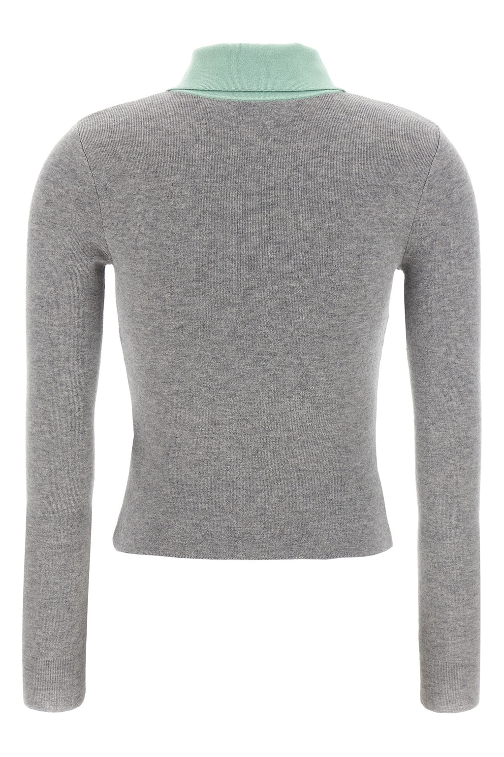 SELF PORTRAIT 'Grey Merino Wool' cardigan For Women 100% wool