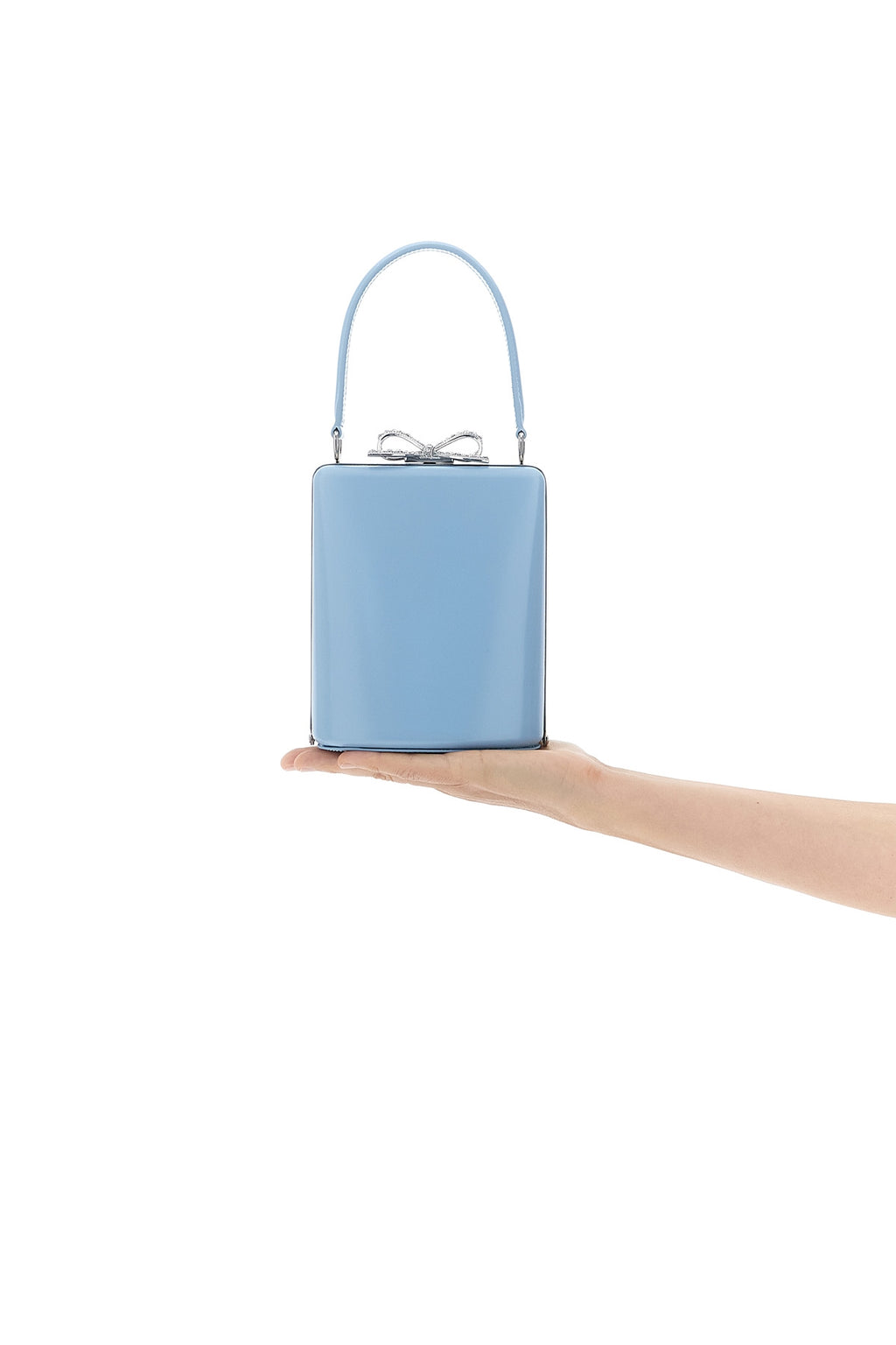 SELF PORTRAIT 'Blue leather bag' handbag For Women 100% lamb leather (Ovis Aries)