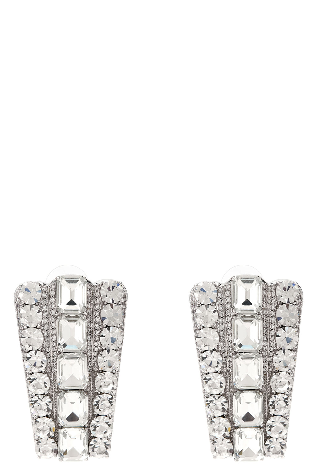 SELF PORTRAIT 'Multi Crystal' earrings For Women 94% cotton 5% polyester 1% elastane