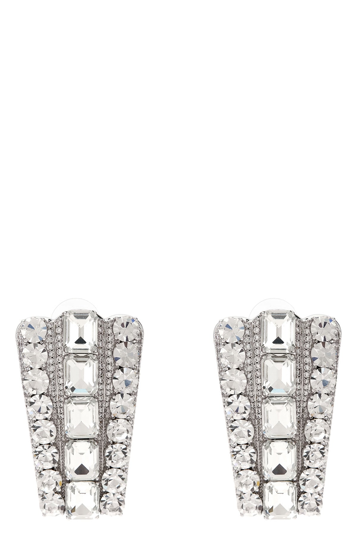 SELF PORTRAIT 'Multi Crystal' earrings For Women 94% cotton 5% polyester 1% elastane