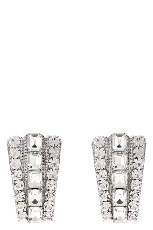 SELF PORTRAIT 'Multi Crystal' earrings For Women 94% cotton 5% polyester 1% elastane