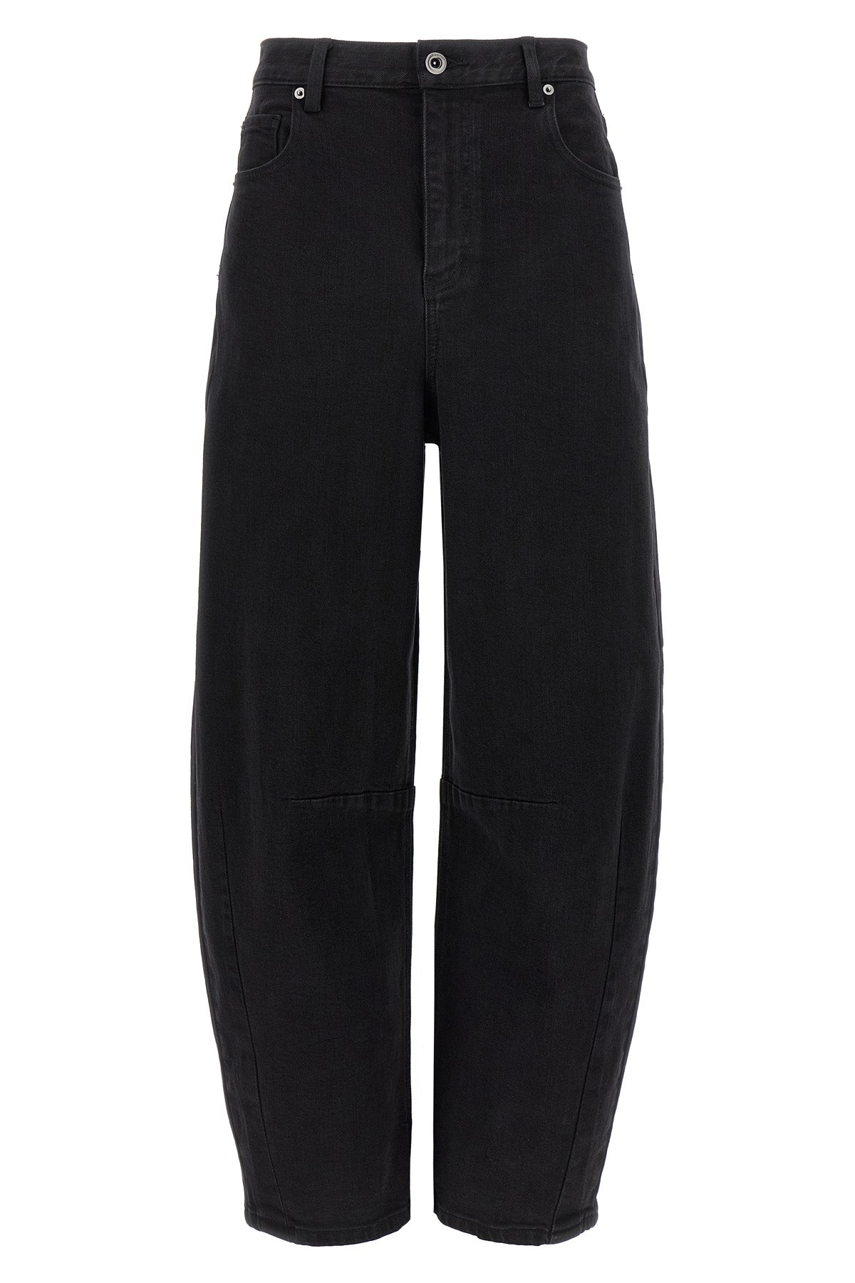 SELF PORTRAIT 'Black Barrel Leg' jeans For Women 99% cotton, 1% elastane
