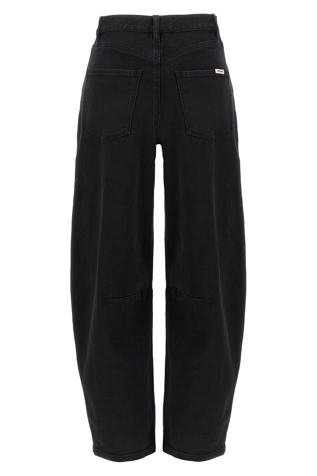 SELF PORTRAIT 'Black Barrel Leg' jeans For Women 99% cotton, 1% elastane