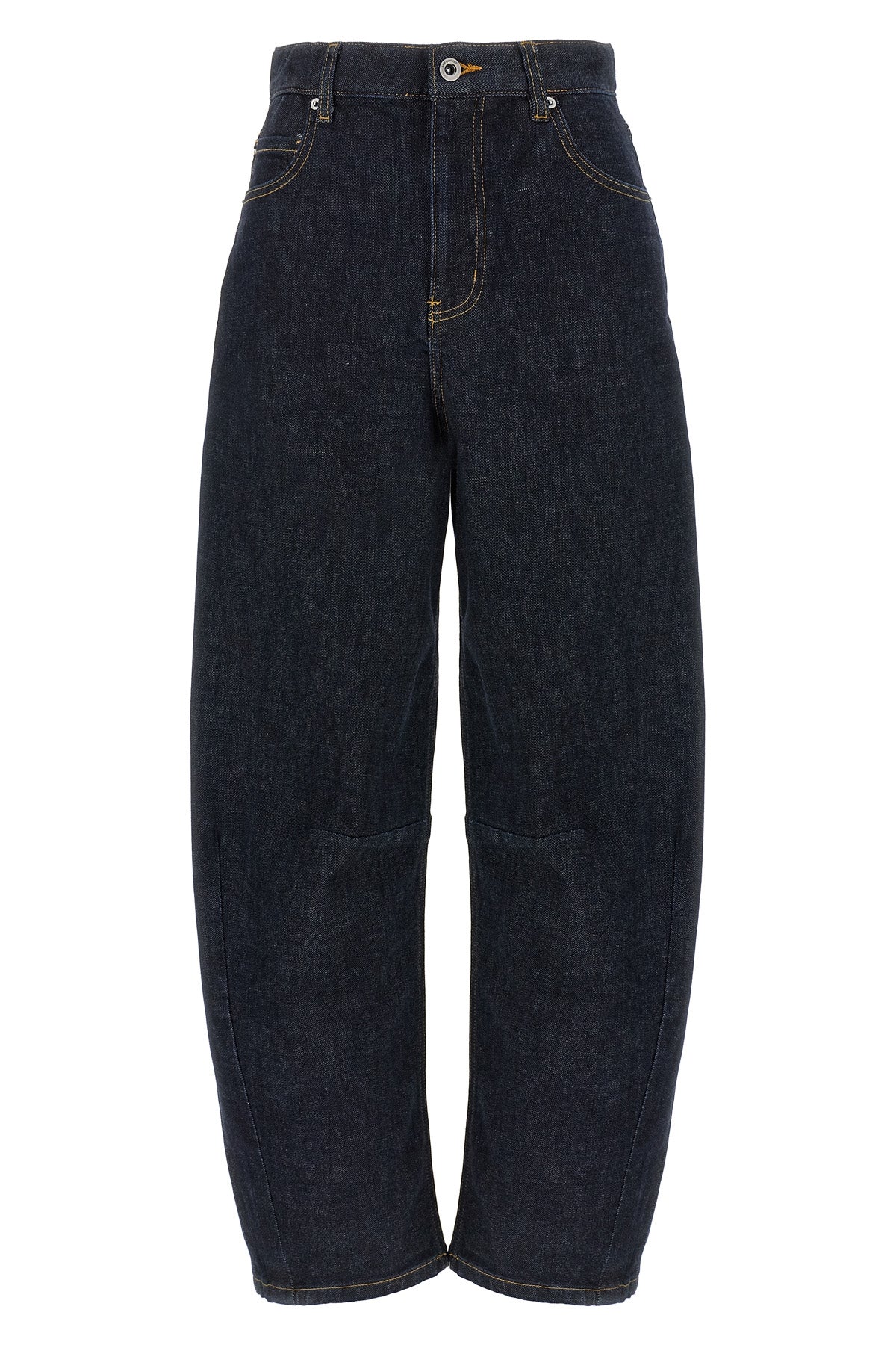 SELF PORTRAIT 'Indigo Barrel Leg' jeans