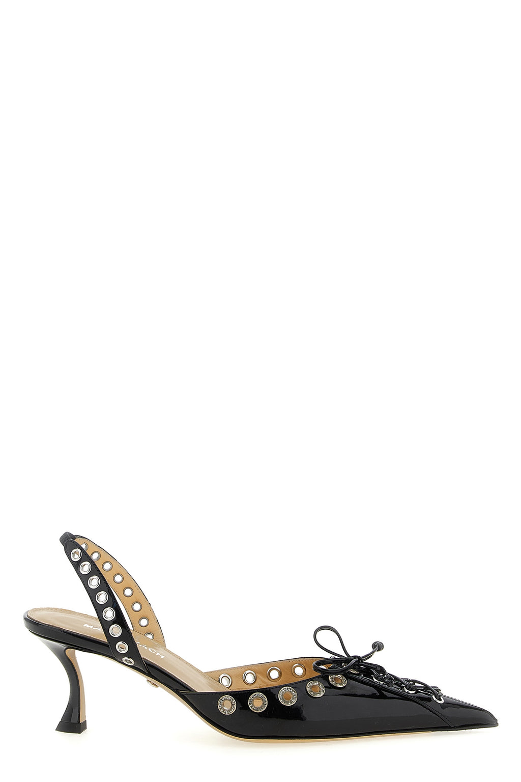 MACH & MACH 'Crystalized Corset' slingback For Women 100% calfskin leather (Bos Taurus)
