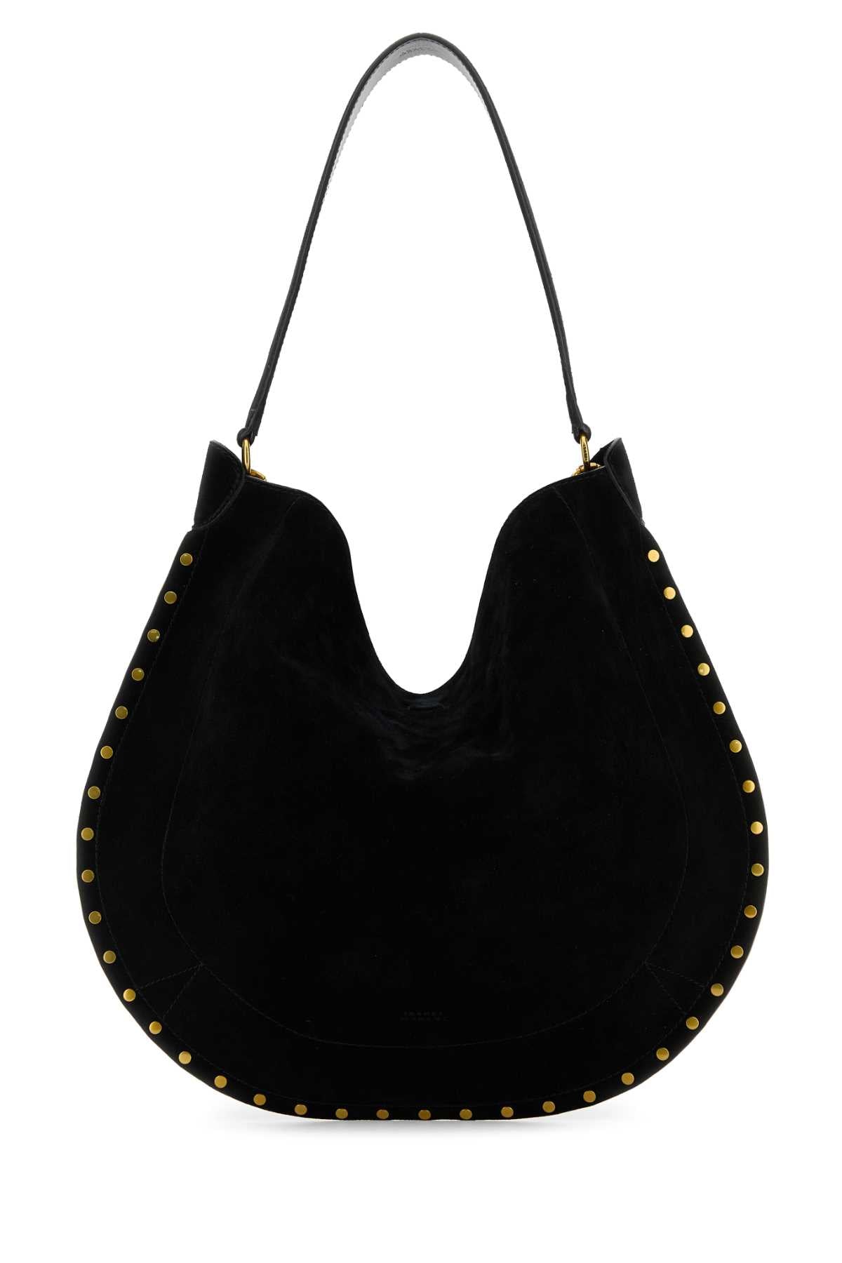 ISABEL MARANT BORSA For Women Exterior: 100% Suede Lining: 100% Fabric Finishing: Antiqued golden metal