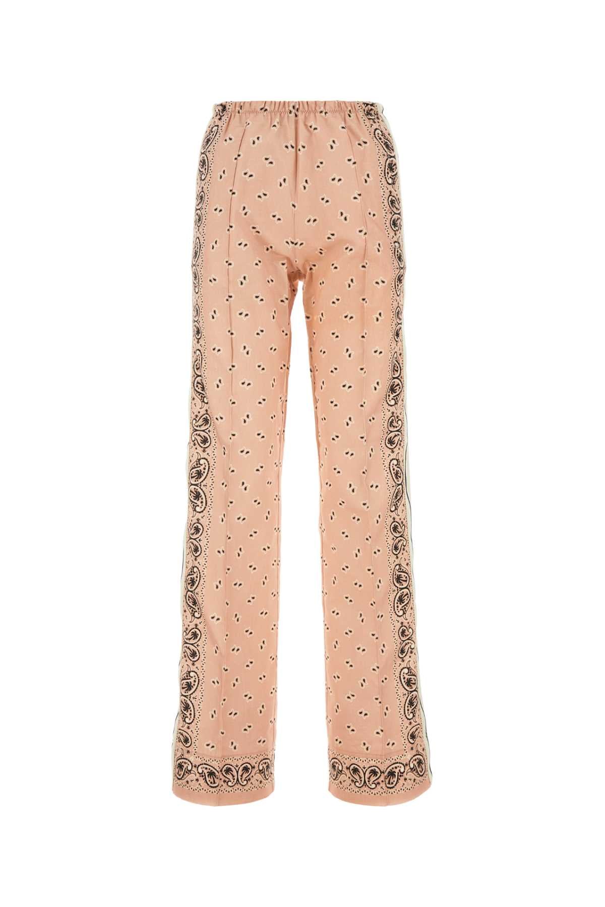PALM ANGELS PANTALONI For Women Exterior: 55% Linen 45% Cotton