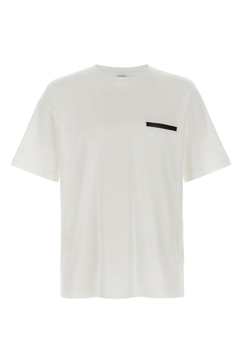 BERLUTI 'Leather Tab' T-shirt For Men 100% cotton