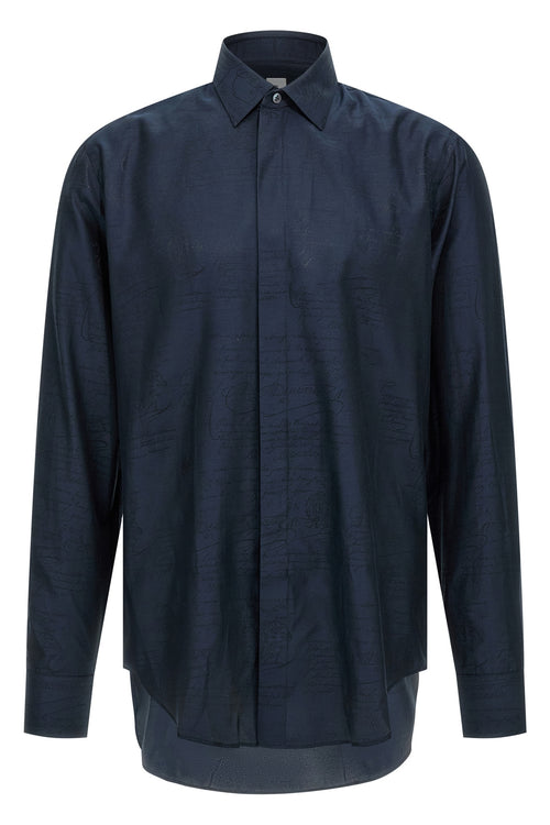 BERLUTI 'Scritto' shirt For Men 53% silk, 47% cotton