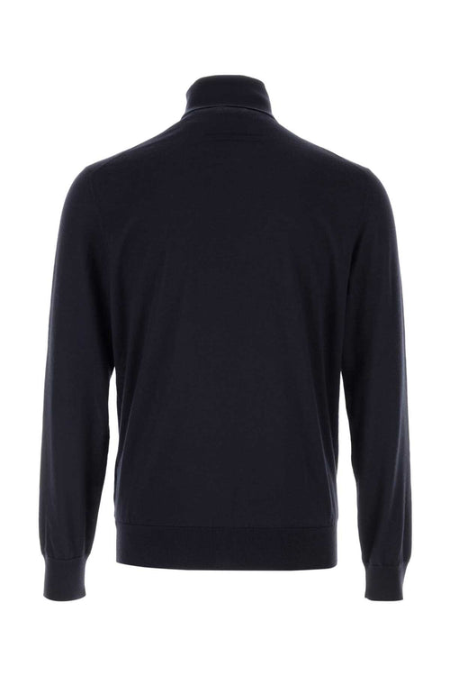 ZEGNA BLUE NAVY UNITO For Men Exterior: 70% Cashmere 30% Silk