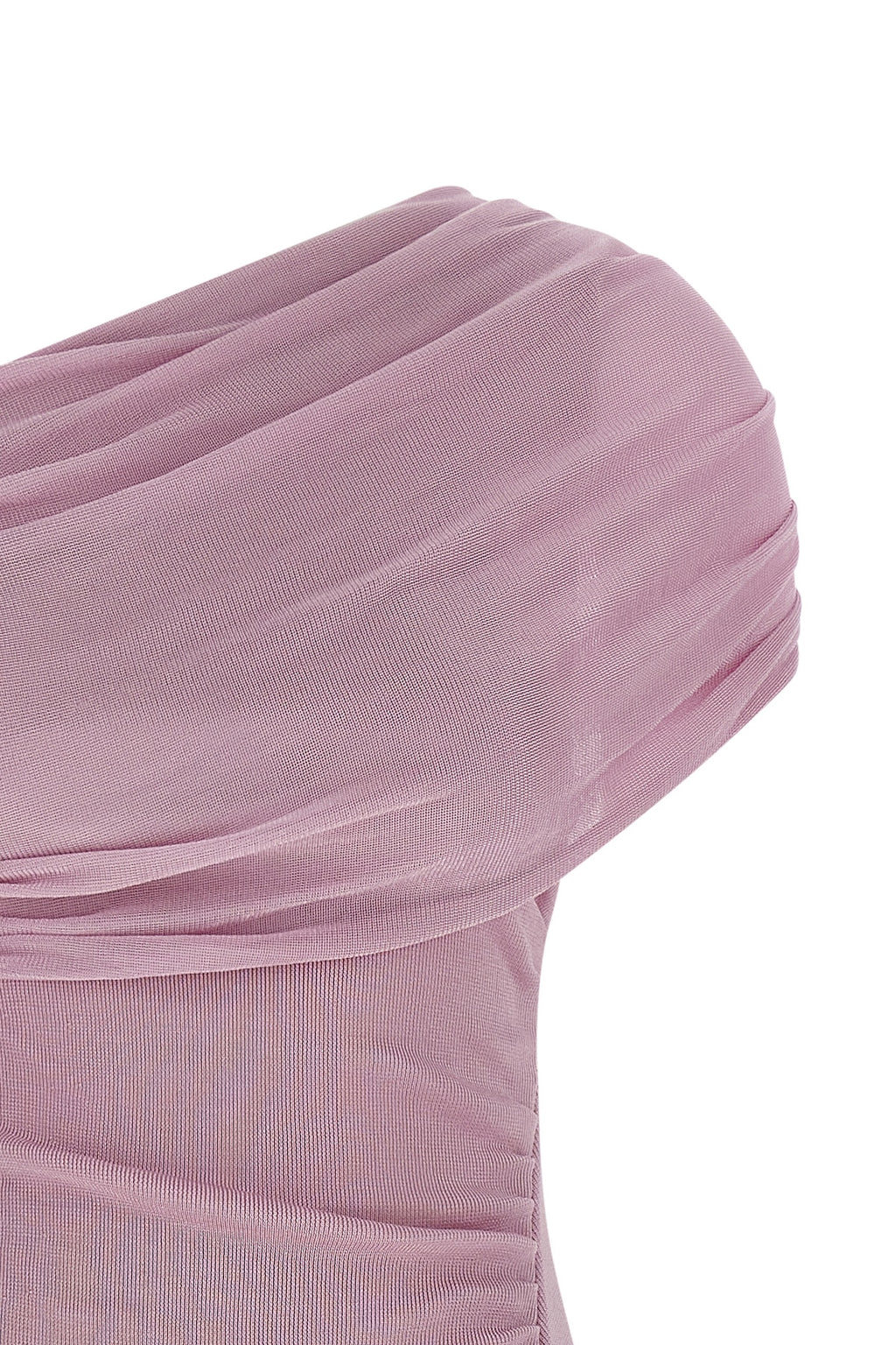 SELF PORTRAIT 'Pink Cotton Draped Knit Midi' dress For Women 79% viscose 17% cotton 4% polyamide