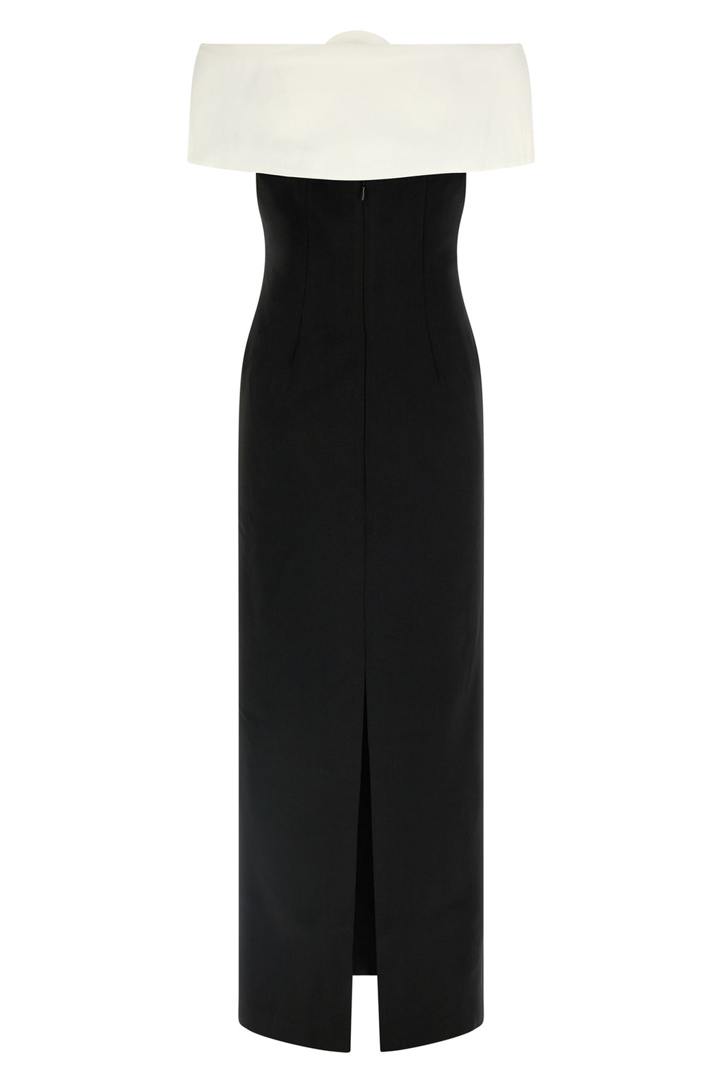 SELF PORTRAIT 'Black Crêpe Flower Maxi' dress For Women 100% polyester