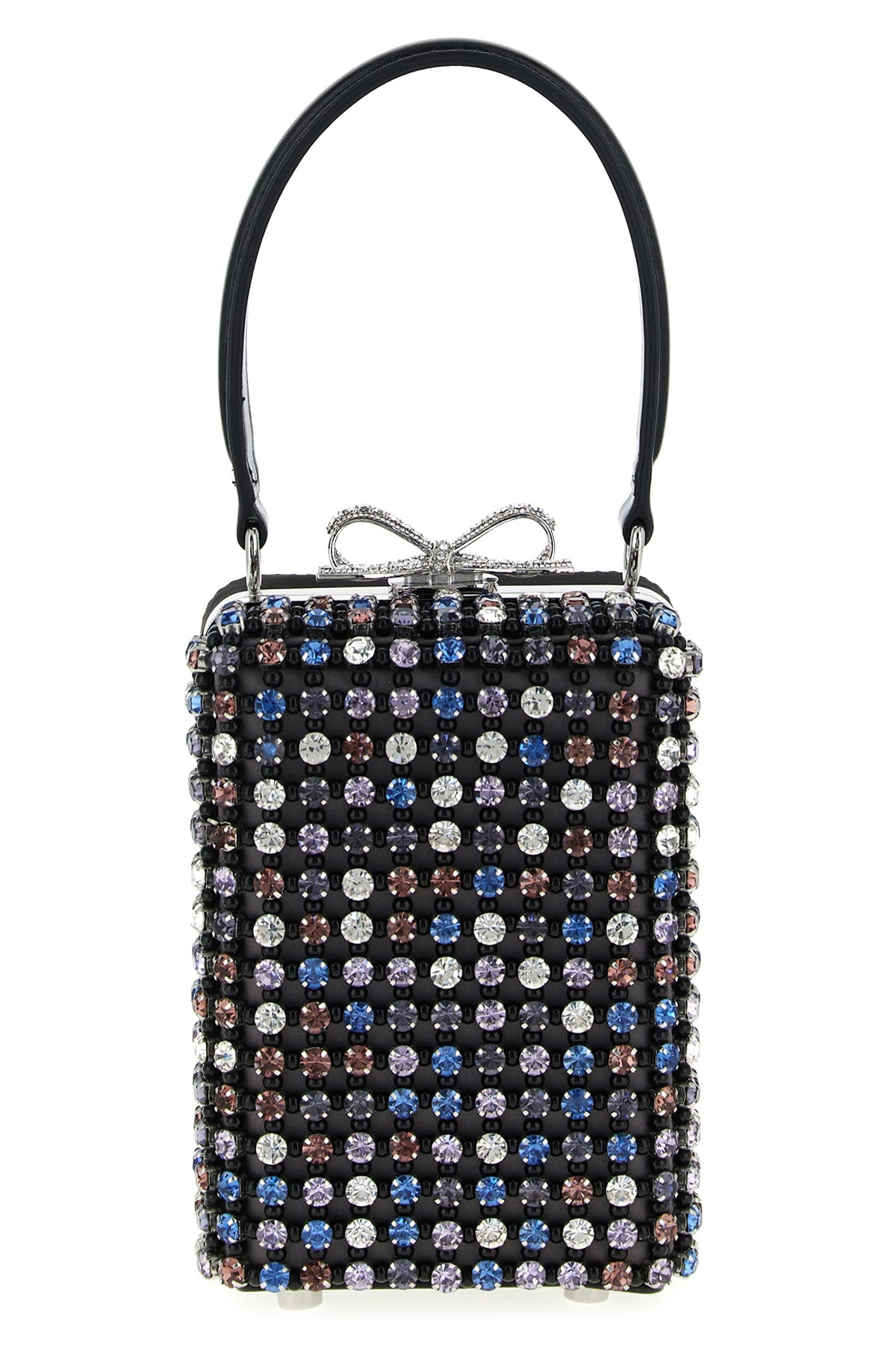 SELF PORTRAIT 'Multi Crystal Chainmail' handbag For Women 97% polyester 3% elastane