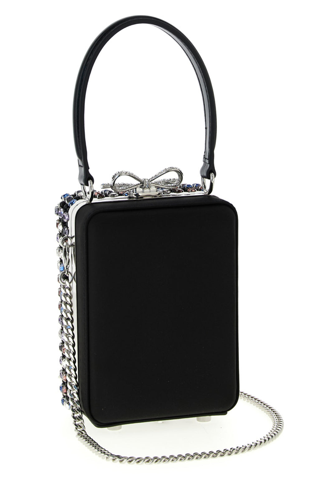SELF PORTRAIT 'Multi Crystal Chainmail' handbag For Women 97% polyester 3% elastane