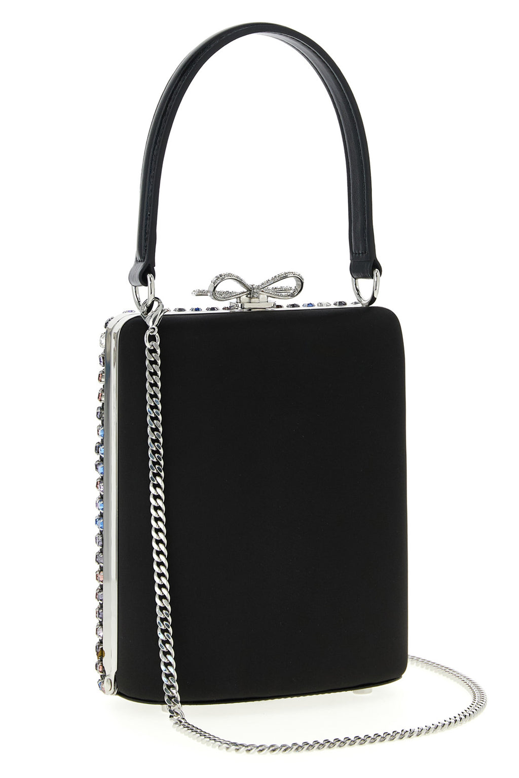 SELF PORTRAIT 'Multi Crystal Chainmail' mini handbag For Women 97% polyester 3% elastane
